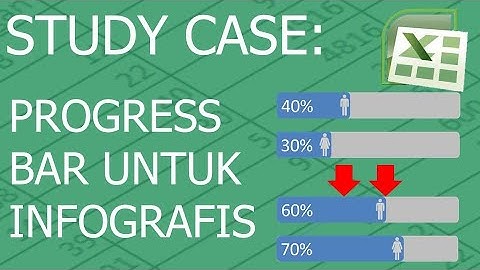 Visualisasi Data Excel : Membuat Progress Bar Dinamis di Microsoft Excel (Bar Progress Chart)