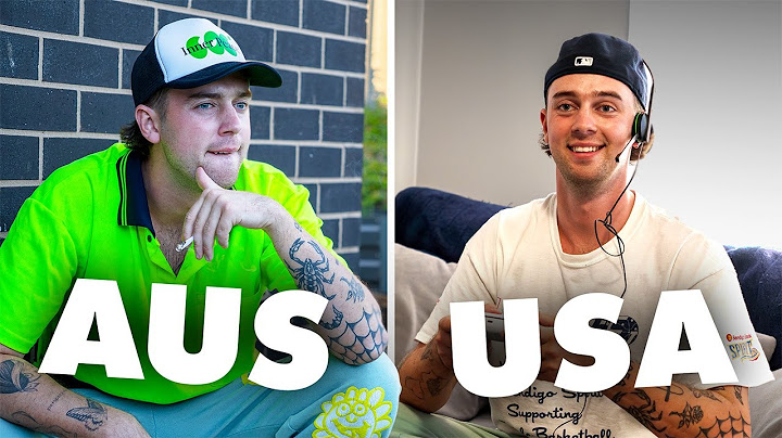 Kids in USA vs Australia...