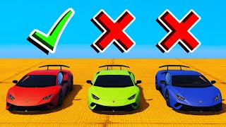 ALEGE MASINA CORECTA! *CHALLENGE in GTA 5*