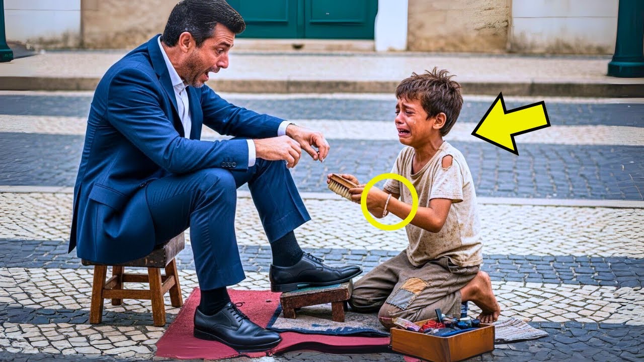 Milionar îngrozit când vede un copil de stradă cu brățara fiului său dispărut de 4 ani! El...