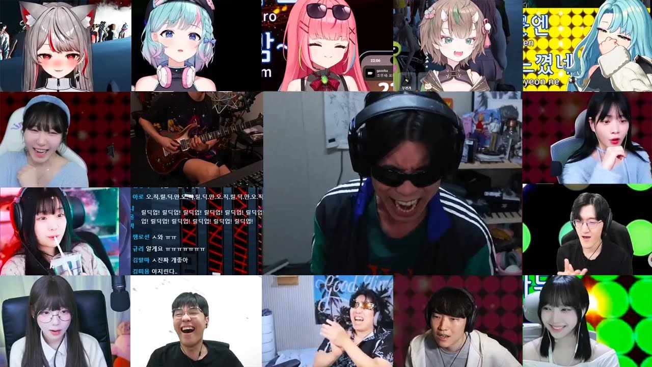 룩삼 봉누도(GTA5) 엔딩 콘서트 - 포커페이스(feat. 숀쟝)