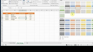 Excel Format as Table - Explained