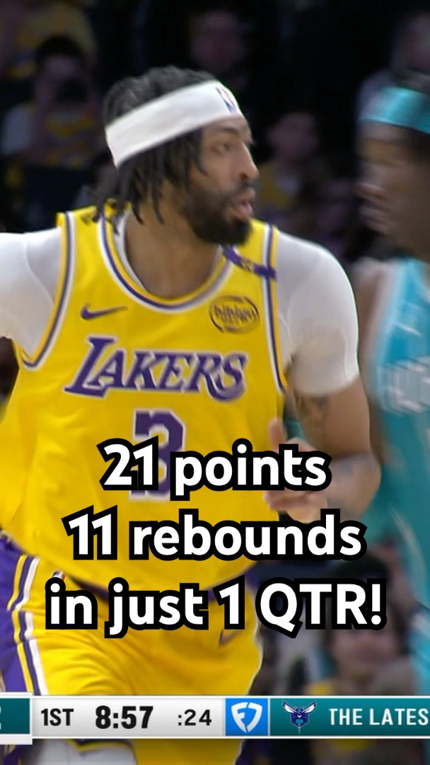 AD was UNSTOPPABLE in the 1st quarter!