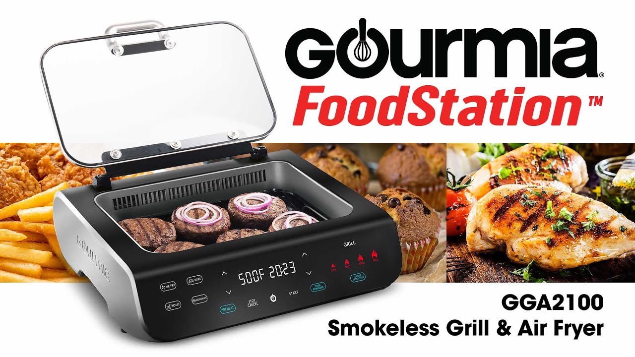 Target Gourmia Foodstation 5in1 Smokeless Grill & Air Fryer with