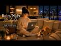 Rainy Window 🌧️ Cozy Night Lofi | Study, Relax, Sleep