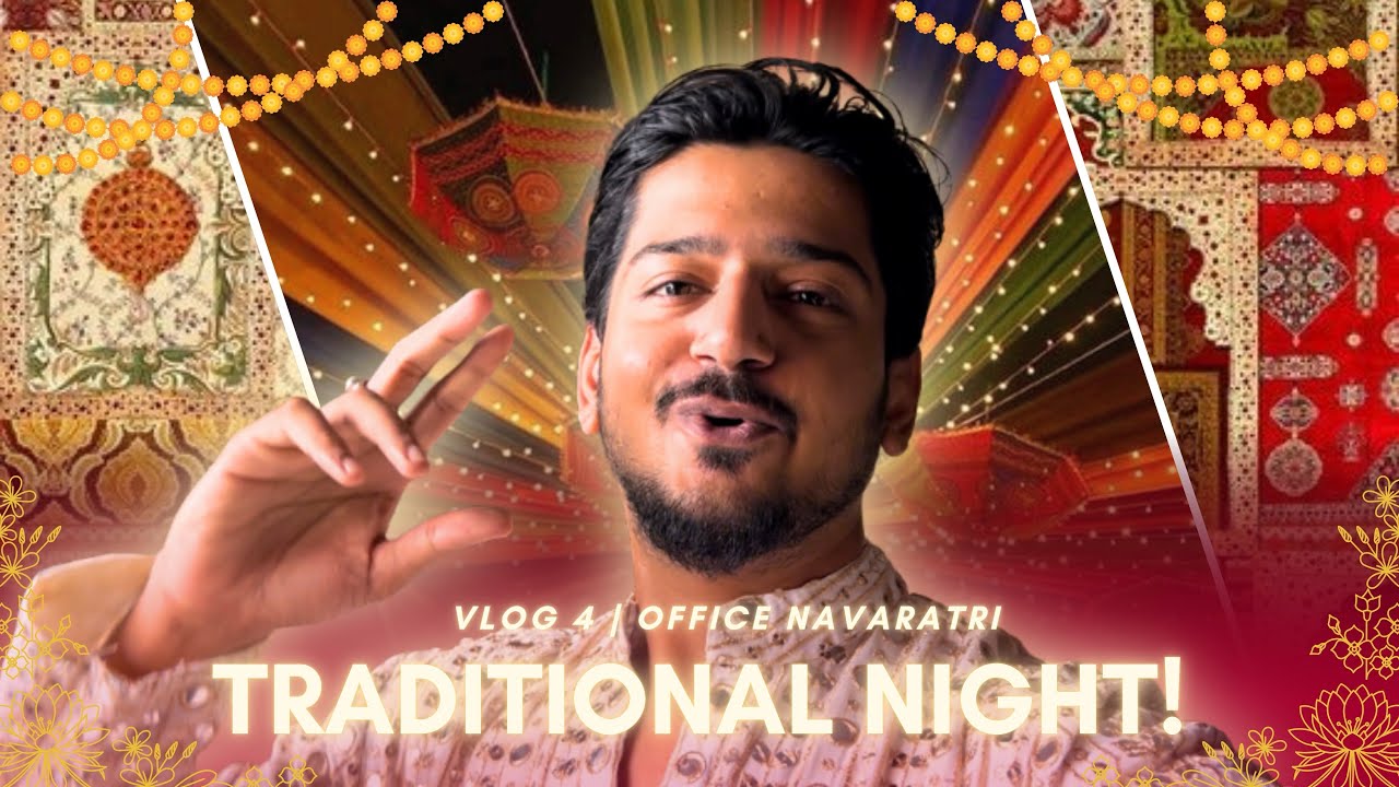 Workplace Turned Garba Ground! 💫 Navratri Celebration at Office 💃