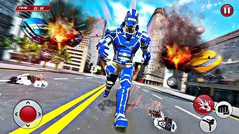 Ambulance Robot Transformation - Doctor Robot Rescue - Robot Ambulance Simulator - Android Gameplay