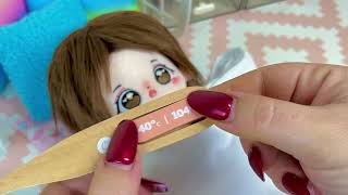 Cuidando a mi Cotton Doll con juguetes