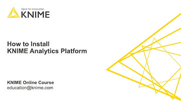 How to Install KNIME Analytics Platform