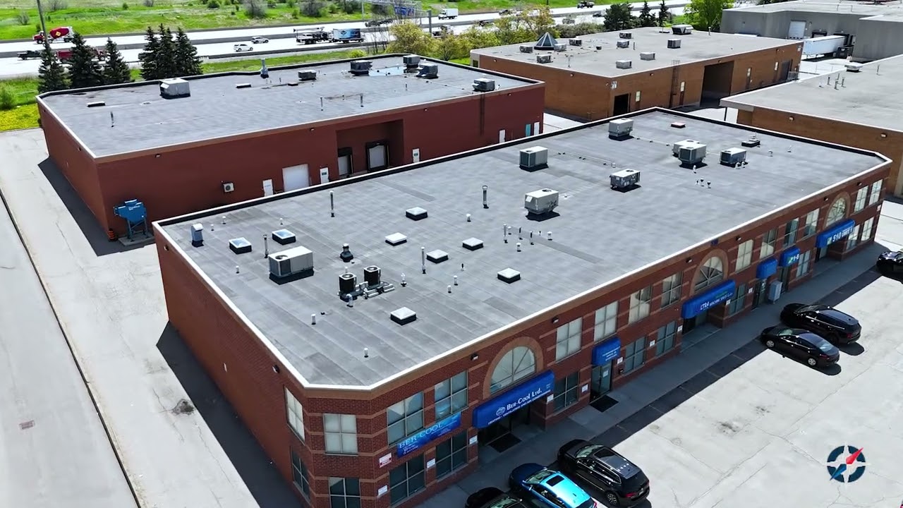 Still from NorthCan Roofing's own film: 510 Rowntree Dairy Rd, Woodbridge