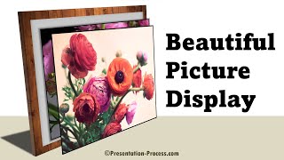 Creative Animated Photo Frame Effect in PowerPoint screenshot 1