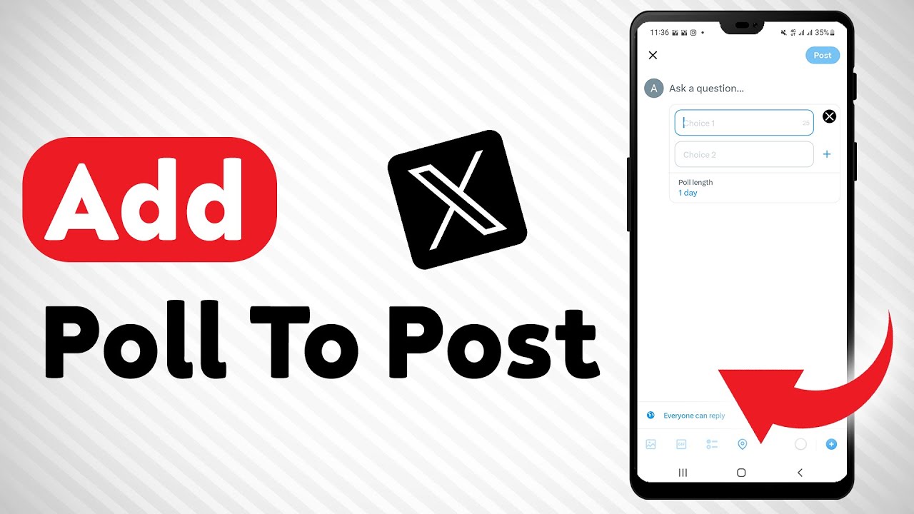 How To Add A Poll To A Post In X - Full Guide
