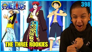 💥 THE THREE ROOKIE CAPTAINS 💥 | One Piece - Episode 398 | Reaction