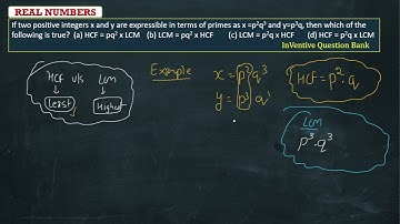If two positive integers x and y are expressible in terms of primes as x =p2q3 and y=p3q