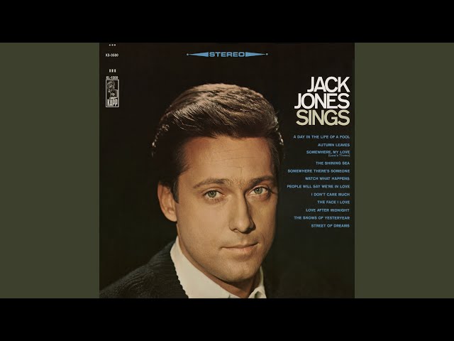 Jack Jones - The Face I Love