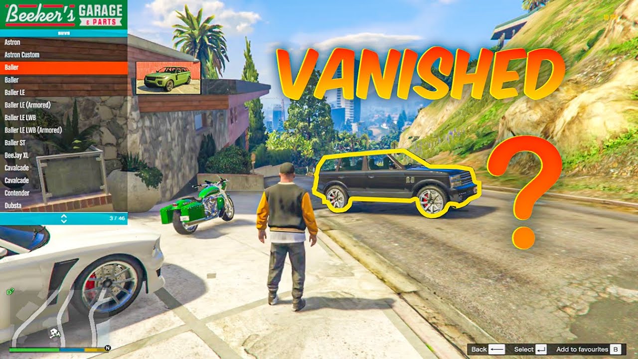 How To FIX Car Disappearing issue in GTA5 How To Fix Vehicles