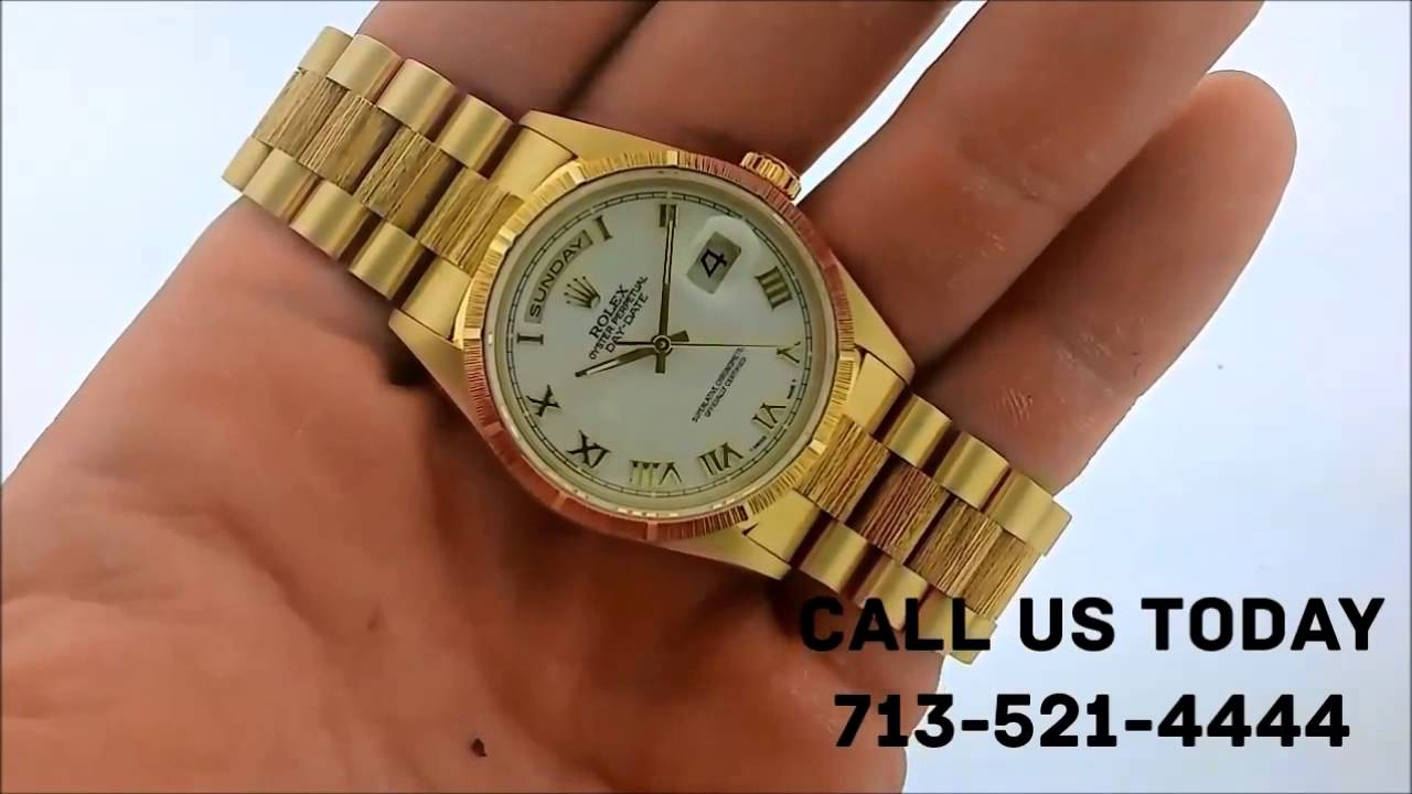 Rolex President Day Date 18238 Bark 