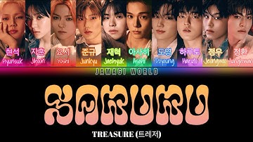 {VOSTFR} TREASURE (트레저) - SARURU | 사르르 (Han/Rom/FR Color Coded Lyrics)