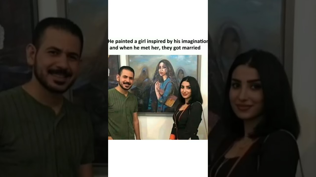 From Imagination to Reality: He Painted Her Before Meeting Her