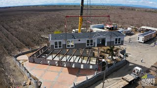 Manufactured Home Basement Crane Installation Process - Homes Direct