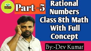 Rational number | Class 8 | RS Aggarwal Ex-1C | Maths | Chapter 1|
