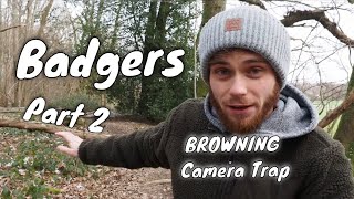 BADGERS | A Wildlife Vlog - Part 2 | Browning Recon Force Camera Trap