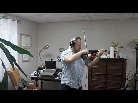 J. S. Bach Violin Sonata #1 in G minor. NS Design WAV 4 electric violin.