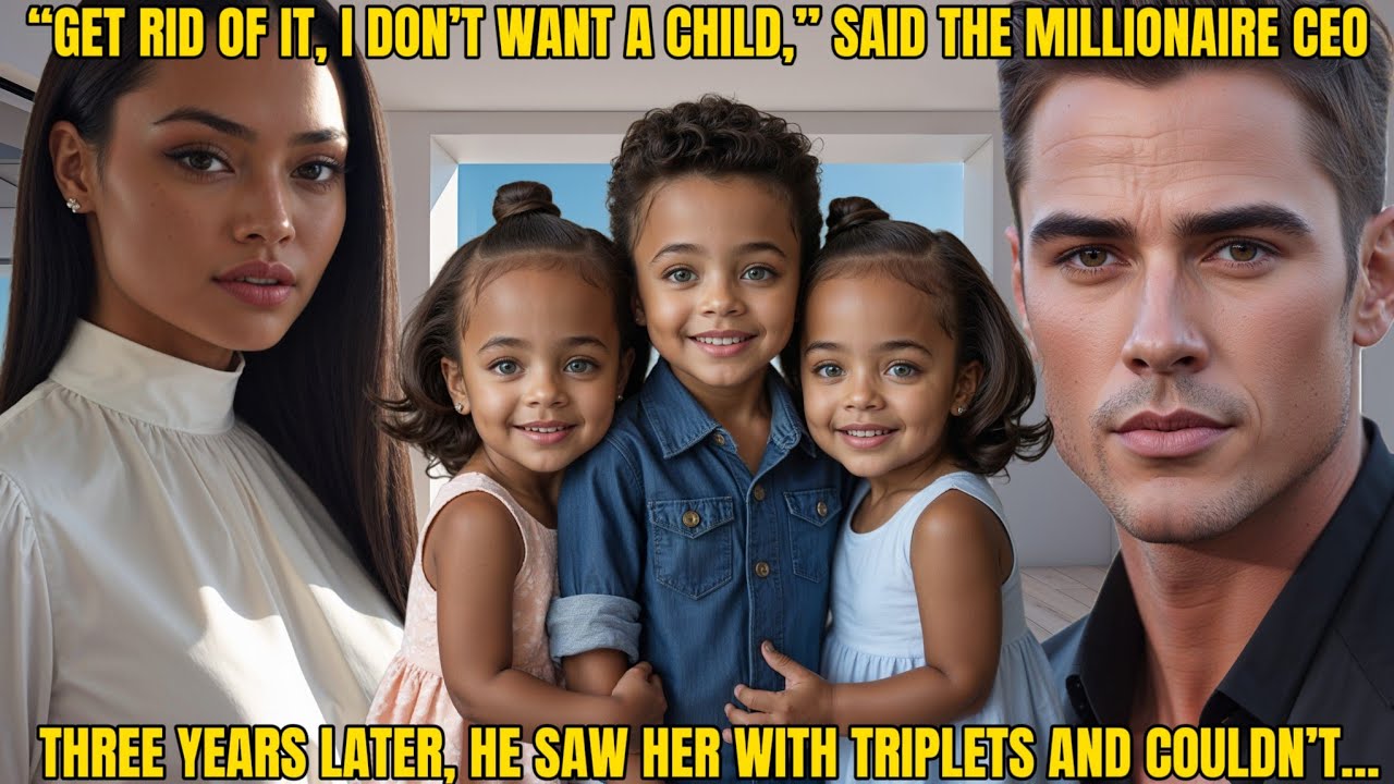 “Get Rid Of It, I Don’t Want A Child,” Said The Millionaire CEO — Three Years Later, He Saw Her With