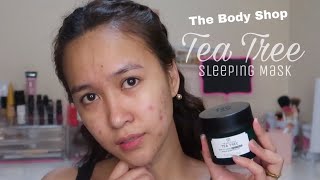 The Body Shop's Tea Tree Sleeping Mask | Acne Skincare