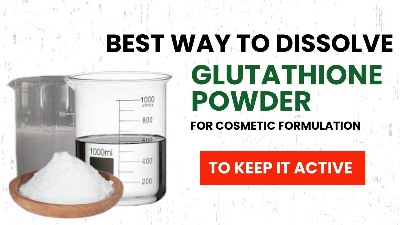 glutathione not dissolving Glutathione Disulfide - an overview main image 1