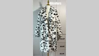 Dalmatian Faux Fur Coat | Adult Cosplay & Halloween Costume #dalmatianfurcoat #dalmatiancostume