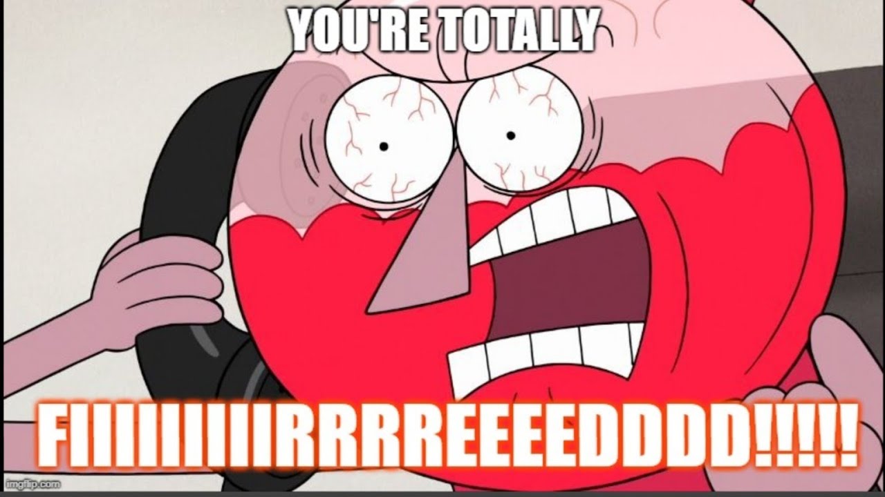 Regular Show Benson's Angry Moments (Robot Edition) YouTube