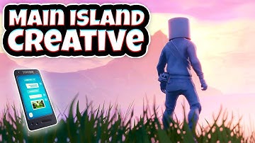 How to get to *MAIN ISLAND* in Creative! (With Phone & Inventory) SEASON 8