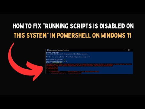 Comment corriger le problème « L'exécution des scripts est désactivée sur ce système » dans Power...