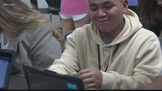 High school students in Lexington get ready to be Poll workers