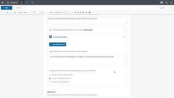 Adding Evidence to Resources
