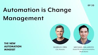 Michael Balarezo | Automation is Change Management | The New Automation Mindset Podcast screenshot 1