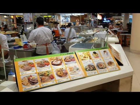 FOOD IN THAILAND - FOOD PARK AT CENTRAL FESTIVAL PATTAYA