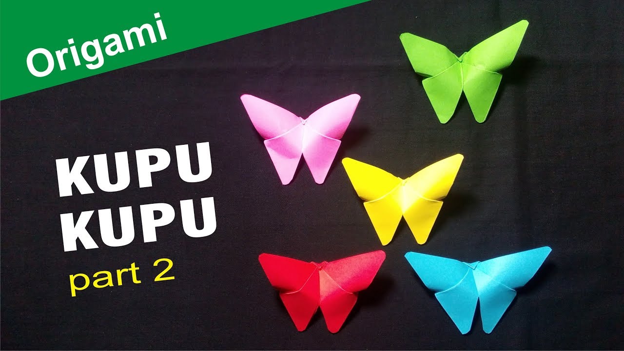  Origami Kupu kupu  YouTube