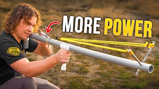 INSANE Projectile Power: DIY CrossbowSlingshot