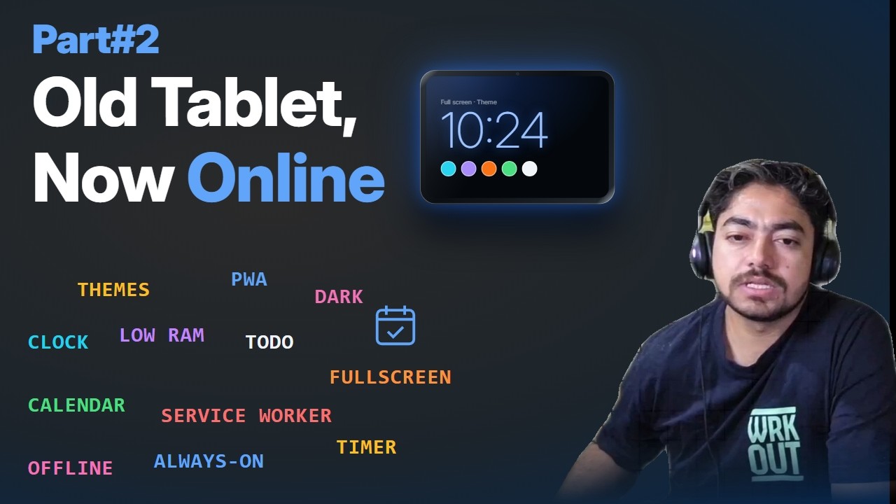 Old Tablet Dashboard: PWA Setup and Deployment | Part 2 - YouTube