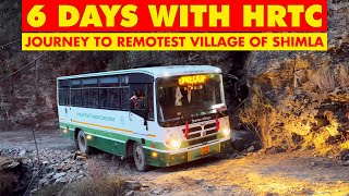 HRTC’s longest Intra-district route - SHIMLA TO MASHOT | Part 1। Travel Guide | Himbus