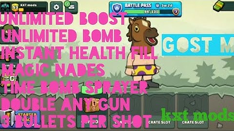 Mini militia v5.3.3 | Gost mod | Unlimited All | By kxt mods