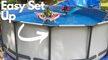 How to install an above ground pool. How to set up a Bestway above ground pool.