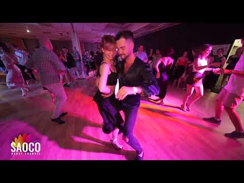Ilya Tiunov and Liliya Abdullina Salsa Dancing at 3 Front Relax 2022