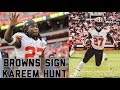 Breaking news kareem hunt signs with browns  baker mayfields new weapon