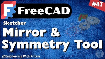 FreeCAD Tutorial #47 – Mirror & Symmetry Tool Explained | How to Create Mirror & Symmetry Objects