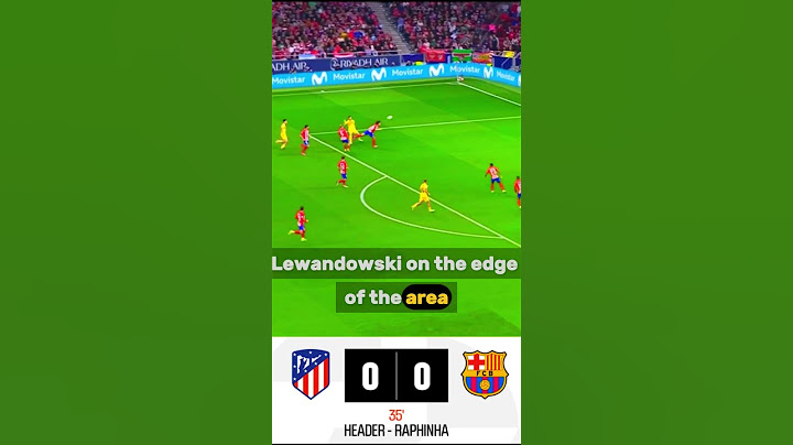 Atlético de Madrid vs FC Barcelona Raphinha Header 2024!