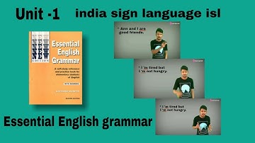 Essential English grammar ( isl ) ( am/is/are ) Unit -1