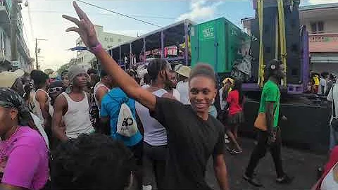 ￼ J’ouvert  morning, Antigua carnival 2025